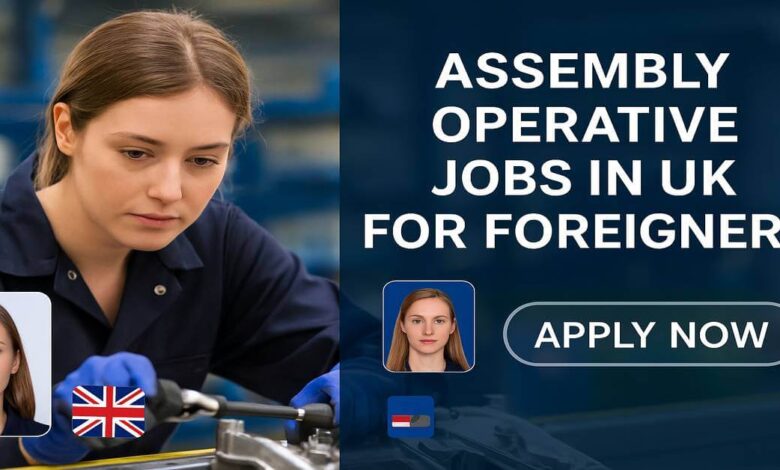 Assembly Operative Jobs in UK for Foreigners