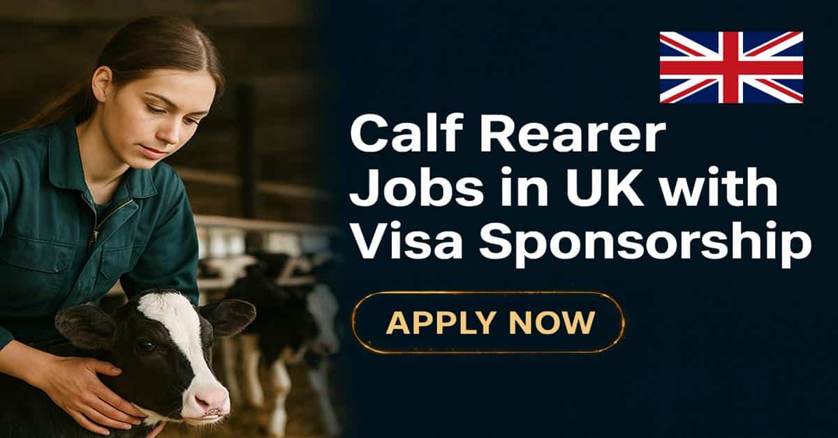 Calf Rearer Jobs in UK with Visa Sponsorship