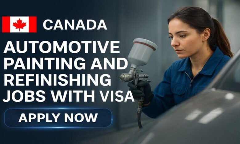 Canada Automotive Painting and Refinishing Jobs with Visa