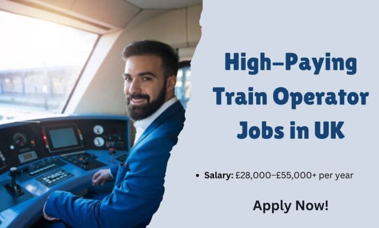 High-Paying Train Operator Jobs in UK