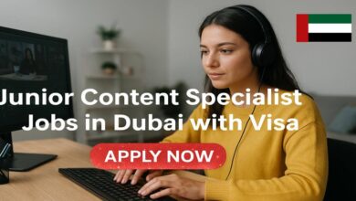 Junior Content Specialist Jobs in Dubai with Visa