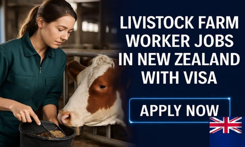Livestock Farm Worker Jobs in New Zealand with Visa