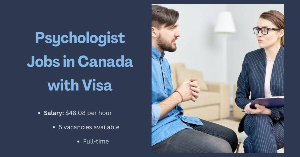 Psychologist Jobs in Canada with Visa