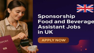Sponsorship Food and Beverage Assistant Jobs in UK