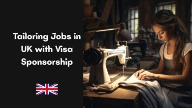 Tailoring Jobs in UK with Visa Sponsorship