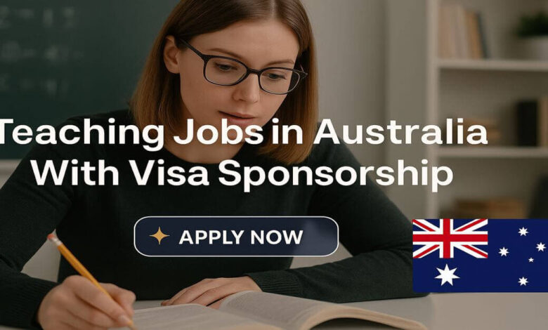 Teaching Jobs in Australia With Visa Sponsorship