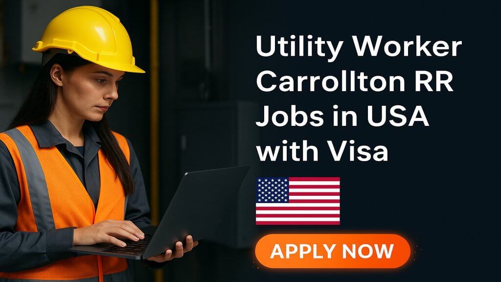 Utility Worker Carrollton RR Jobs in USA with Visa