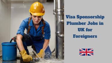 Visa Sponsorship Plumber Jobs in UK for Foreigners