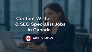 Content Writer & SEO Specialist Jobs in Canada