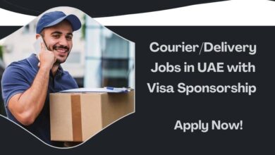 Courier/Delivery Jobs in UAE with Visa Sponsorship