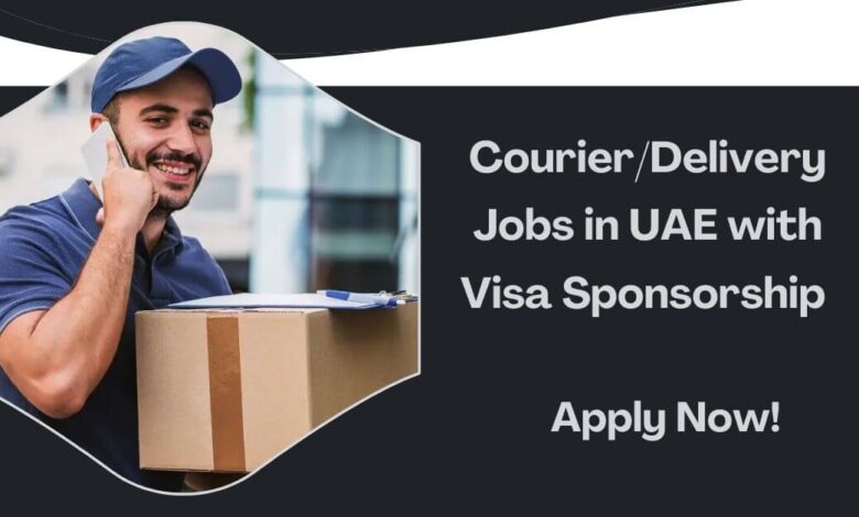 Courier/Delivery Jobs in UAE with Visa Sponsorship