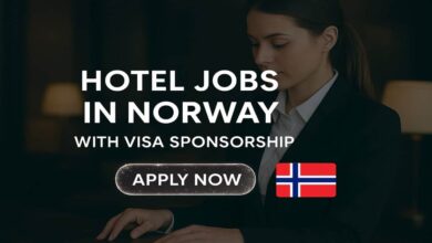 Hotel Jobs in Norway with Visa Sponsorship