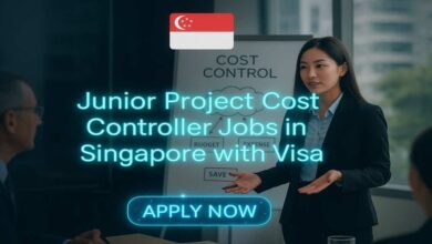 Junior Project Cost Controller Jobs in Singapore with Visa