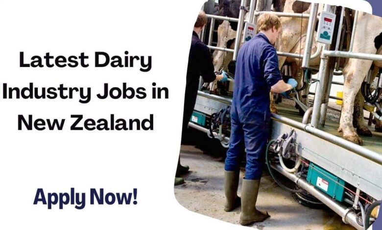 Latest Dairy Industry Jobs in New Zealand
