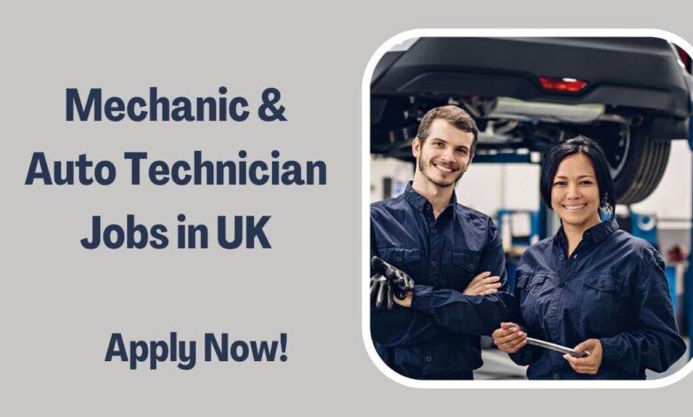 Mechanic & Auto Technician Jobs in UK