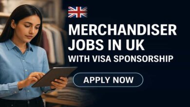 Merchandiser Jobs in UK with Visa Sponsorship