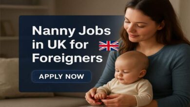 Nanny Jobs in UK for Foreigners