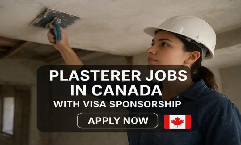 Plasterer Jobs in Canada with Visa Sponsorship