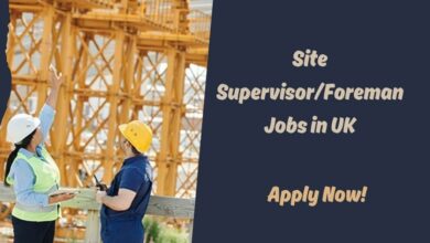 Site Supervisor/Foreman Jobs in UK