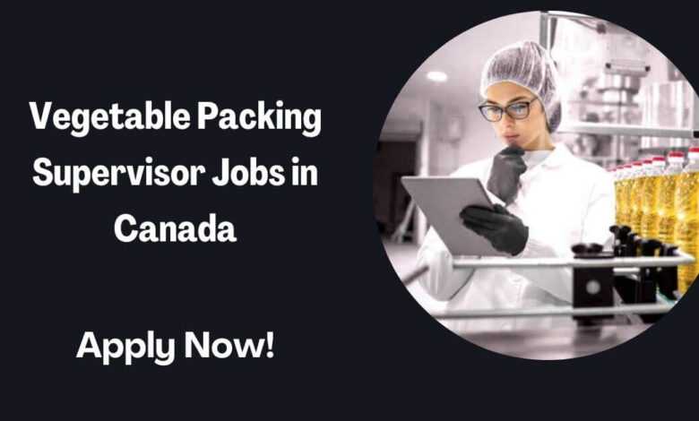 Vegetable Packing Supervisor Jobs in Canada