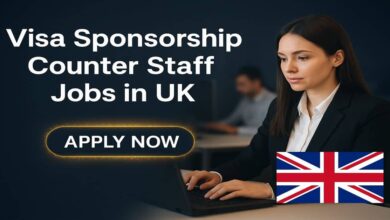 Visa Sponsorship Counter Staff Jobs in UK