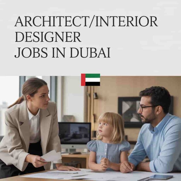 ArchitectInterior Designer Jobs in Dubai