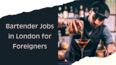 Bartender Jobs in London for Foreigners