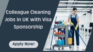 Colleague Cleaning Jobs in UK with Visa Sponsorship