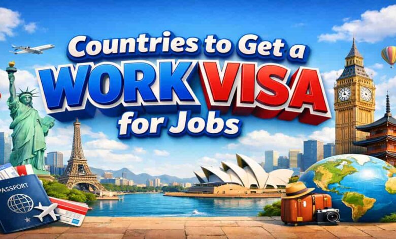 Countries to Get a Work VISA for Jobs