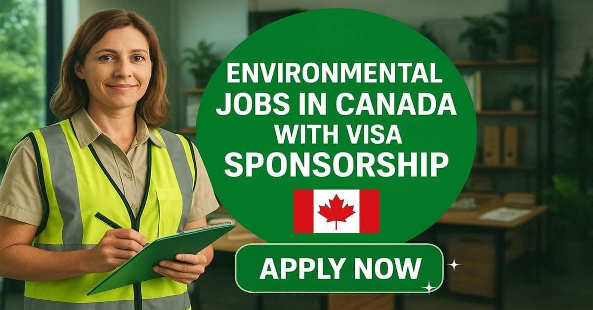 Environmental Jobs in Canada with Visa Sponsorship