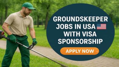 Groundskeeper Jobs in USA with Visa Sponsorship