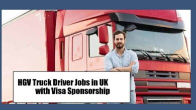 HGV Truck Driver Jobs In UK With Sponsorship