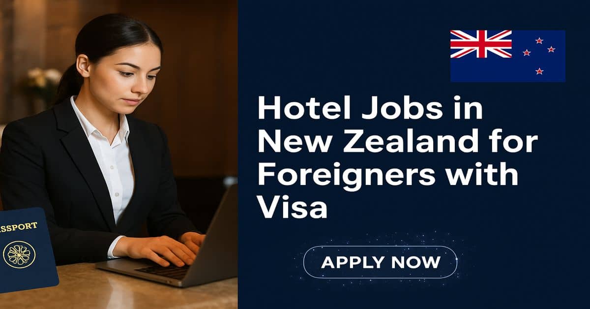 Hotel Jobs in New Zealand for Foreigners with Visa