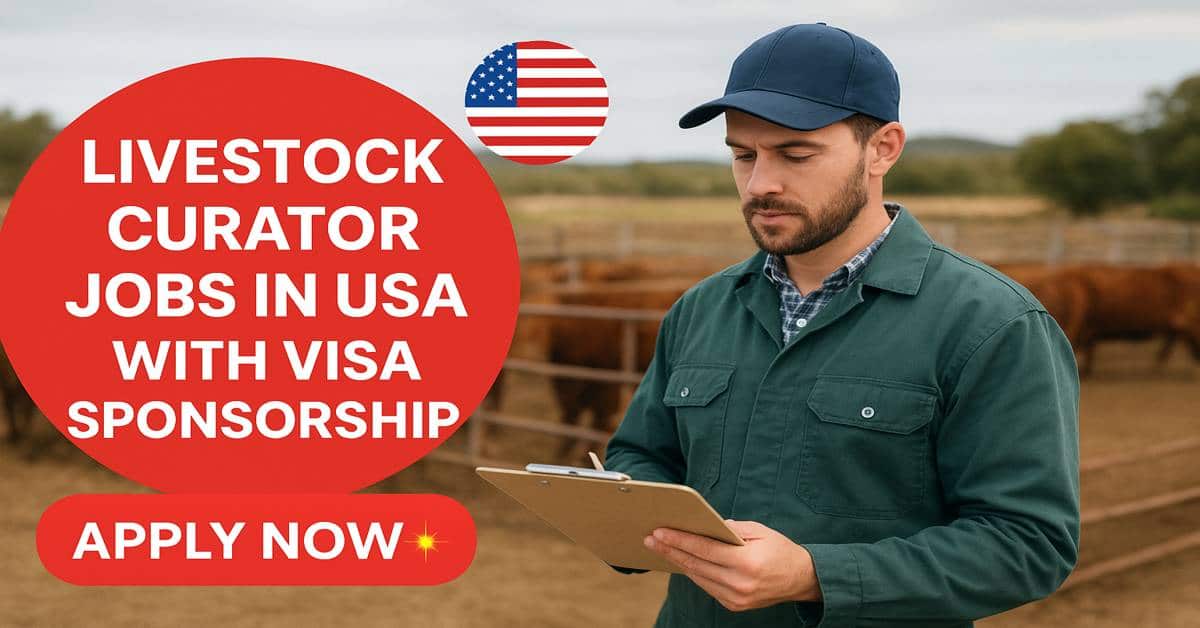 Livestock Curator Jobs in USA with Visa Sponsorship