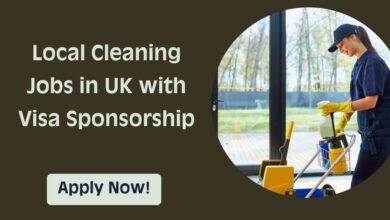 Local Cleaning Jobs in UK with Visa Sponsorship