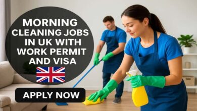 Morning Cleaning Jobs in UK with Work Permit and Visa