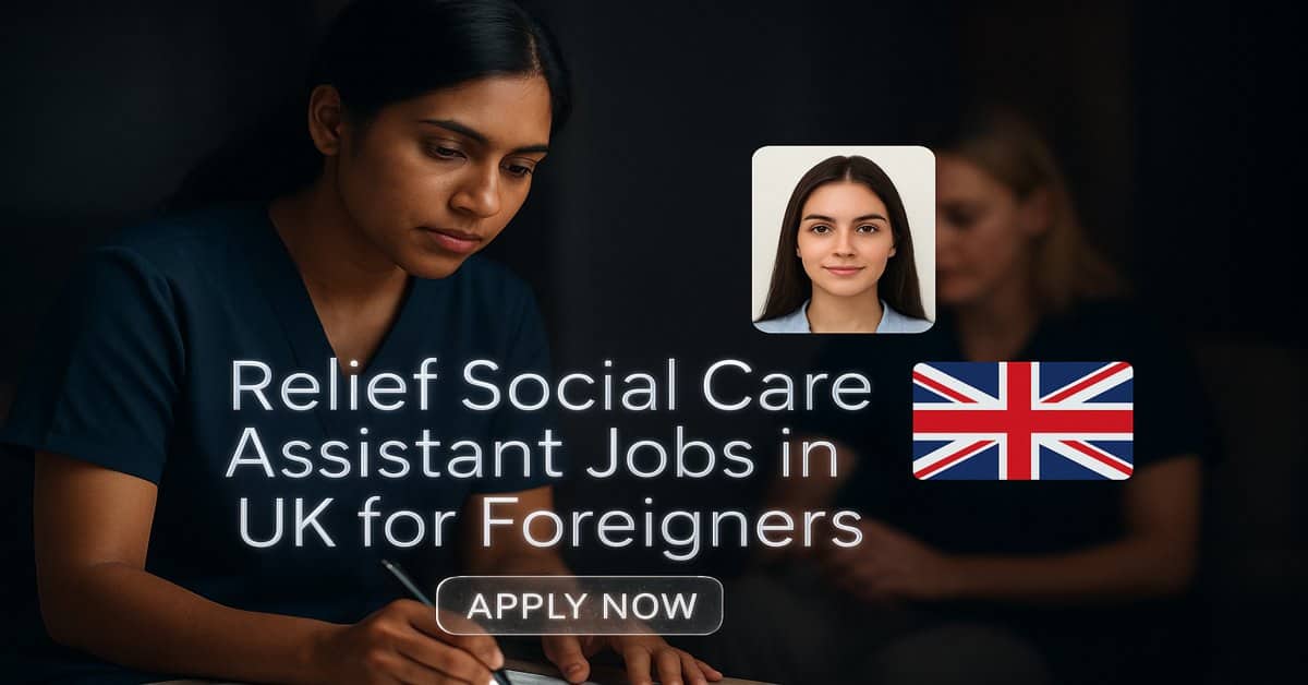 Relief Social Care Assistant Jobs in UK for Foreigners