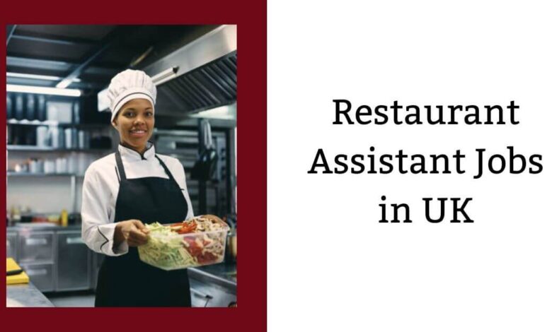 Restaurant Assistant Jobs in UK