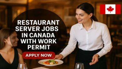 Restaurant Server Jobs in Canada with Work Permit