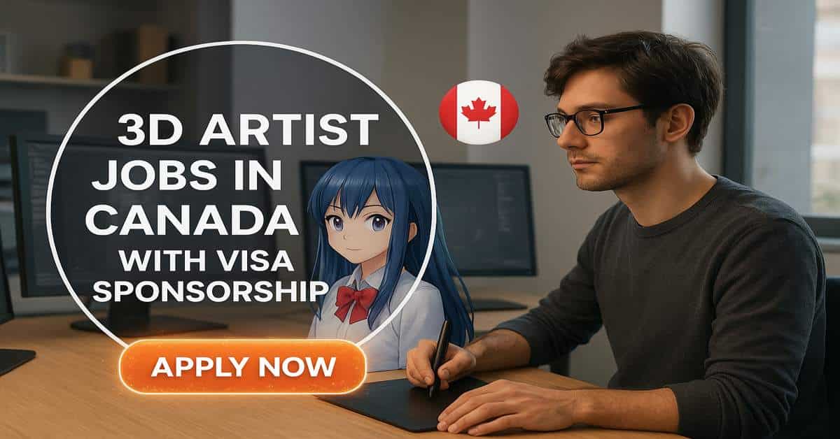 3D Artist Jobs in Canada with Visa Sponsorship