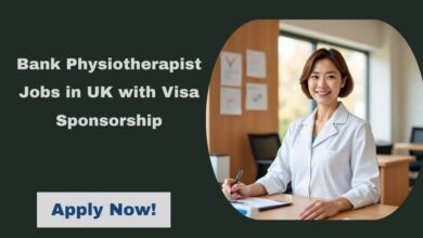 Bank Physiotherapist Jobs in UK with Visa Sponsorship