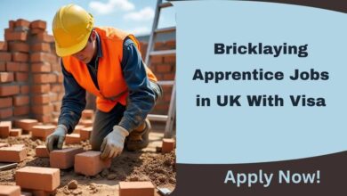 Bricklaying Apprentice Jobs in UK With Visa