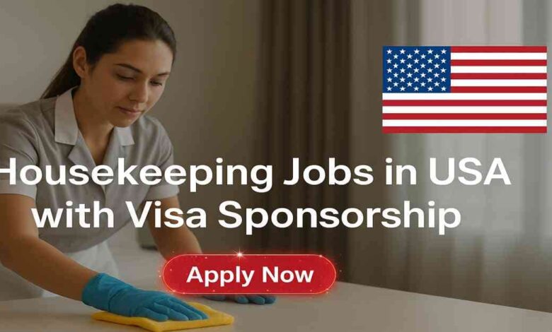 Housekeeping Jobs in USA with Visa Sponsorship