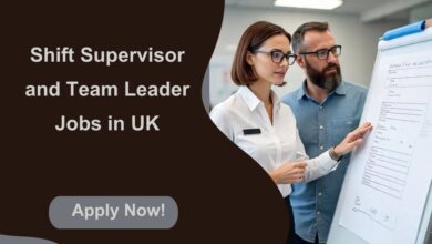 Shift Supervisor and Team Leader Jobs in UK