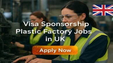 Visa Sponsorship Plastic Factory Jobs in UK