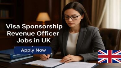 Visa Sponsorship Revenue Officer Jobs in UK