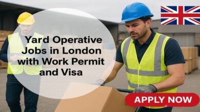 Yard Operative Jobs in London with Work Permit and Visa