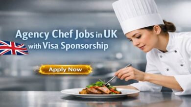 Agency Chef Jobs in UK with Visa Sponsorship