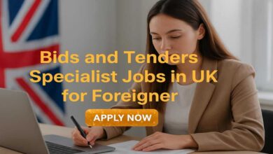 Bids and Tenders Specialist Jobs in UK for Foreigner