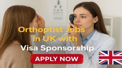 Orthoptist Jobs in UK with Visa Sponsorship